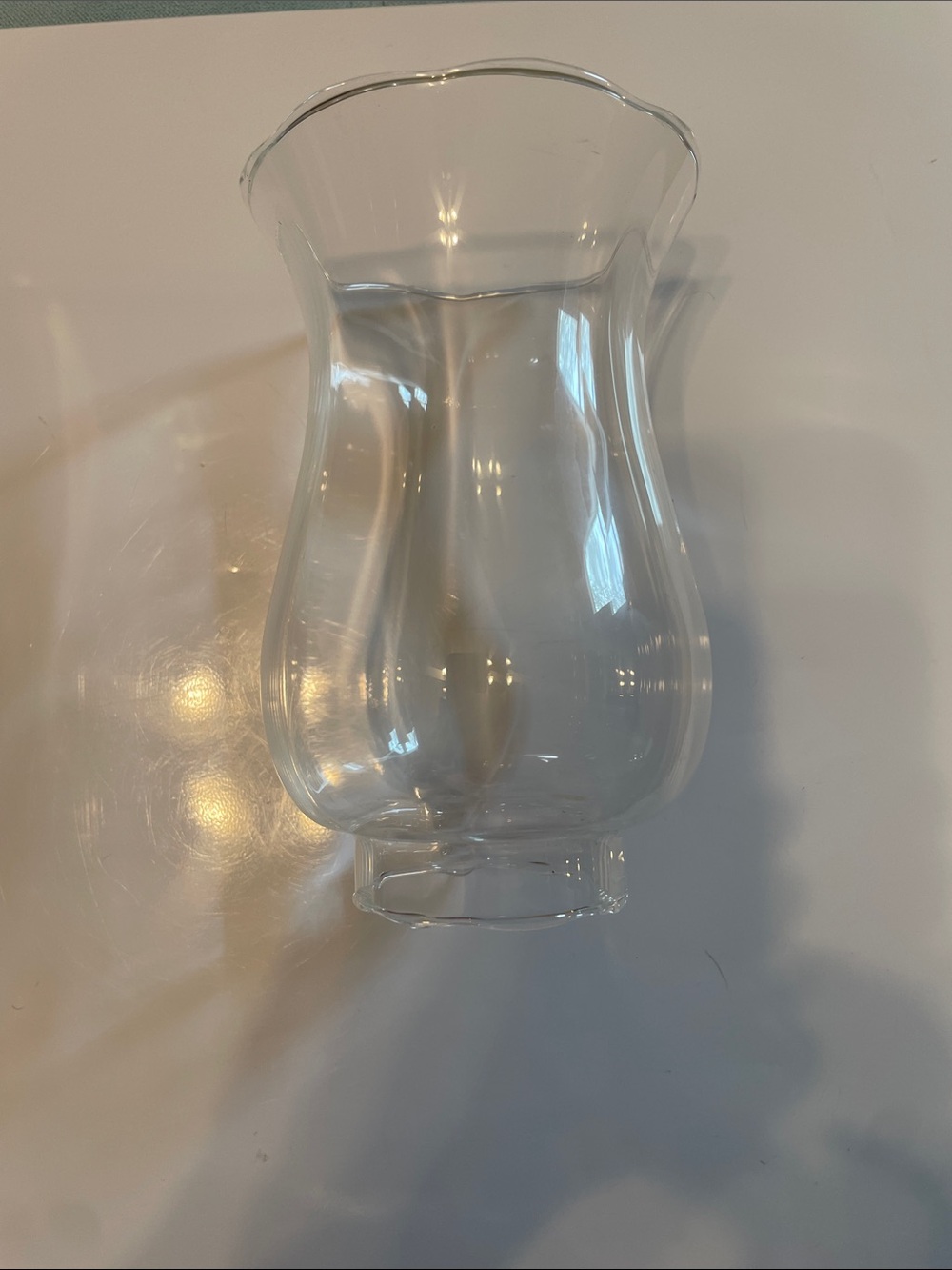 Princess House Clear Glass Lantern Hurricane Shade